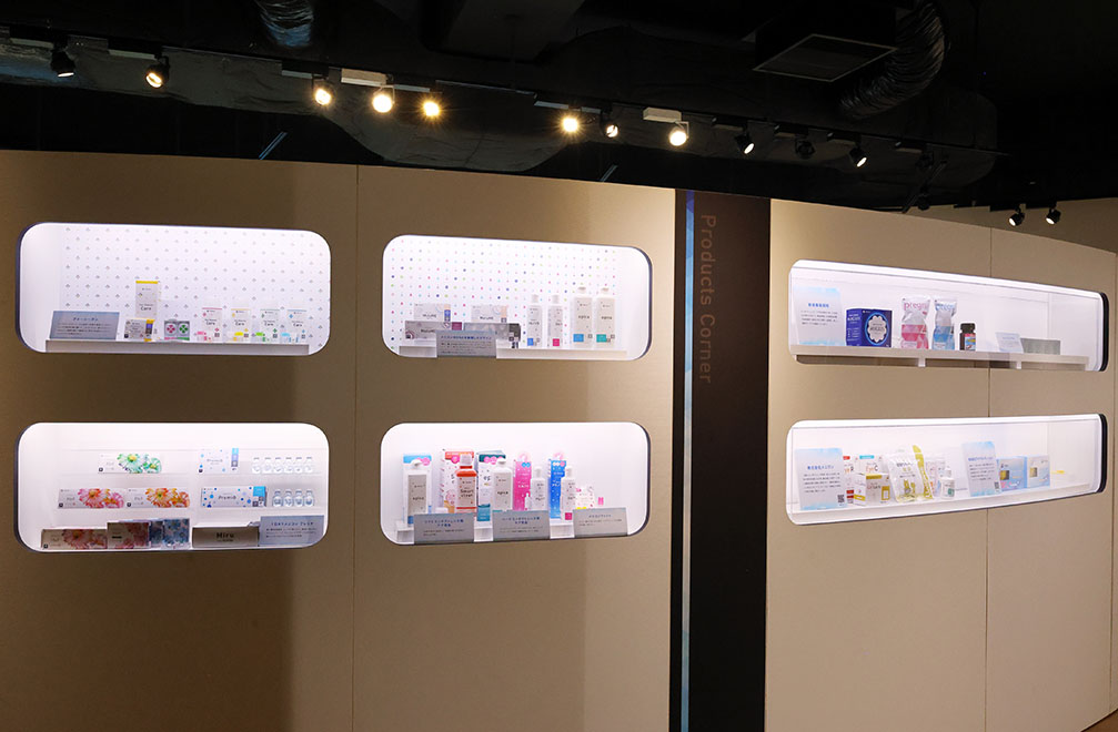 プロダクトコーナーの写真